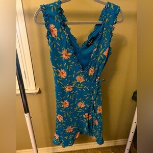 Lulus Medium Floral Wrap Dress